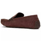 Women's Flower Stud Round Toe Moccasin Loafers