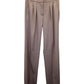 Max Mara Pleated Trousers in Beige Wool