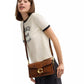 x Peanuts Tabby 26 Shoulder Bag with Newspaper Print