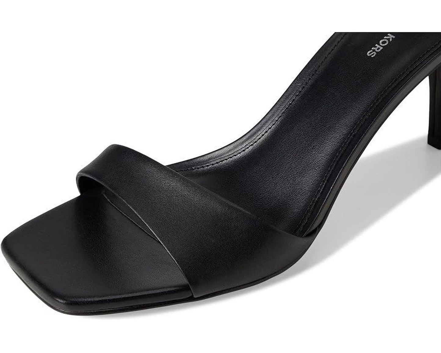 Jaida 40S5JDMS1L Sandals Women's Black Leather Ankle Strap VER412