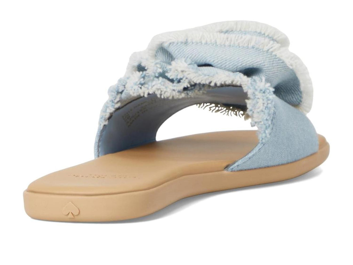 Flourish Denim Flat Sandal