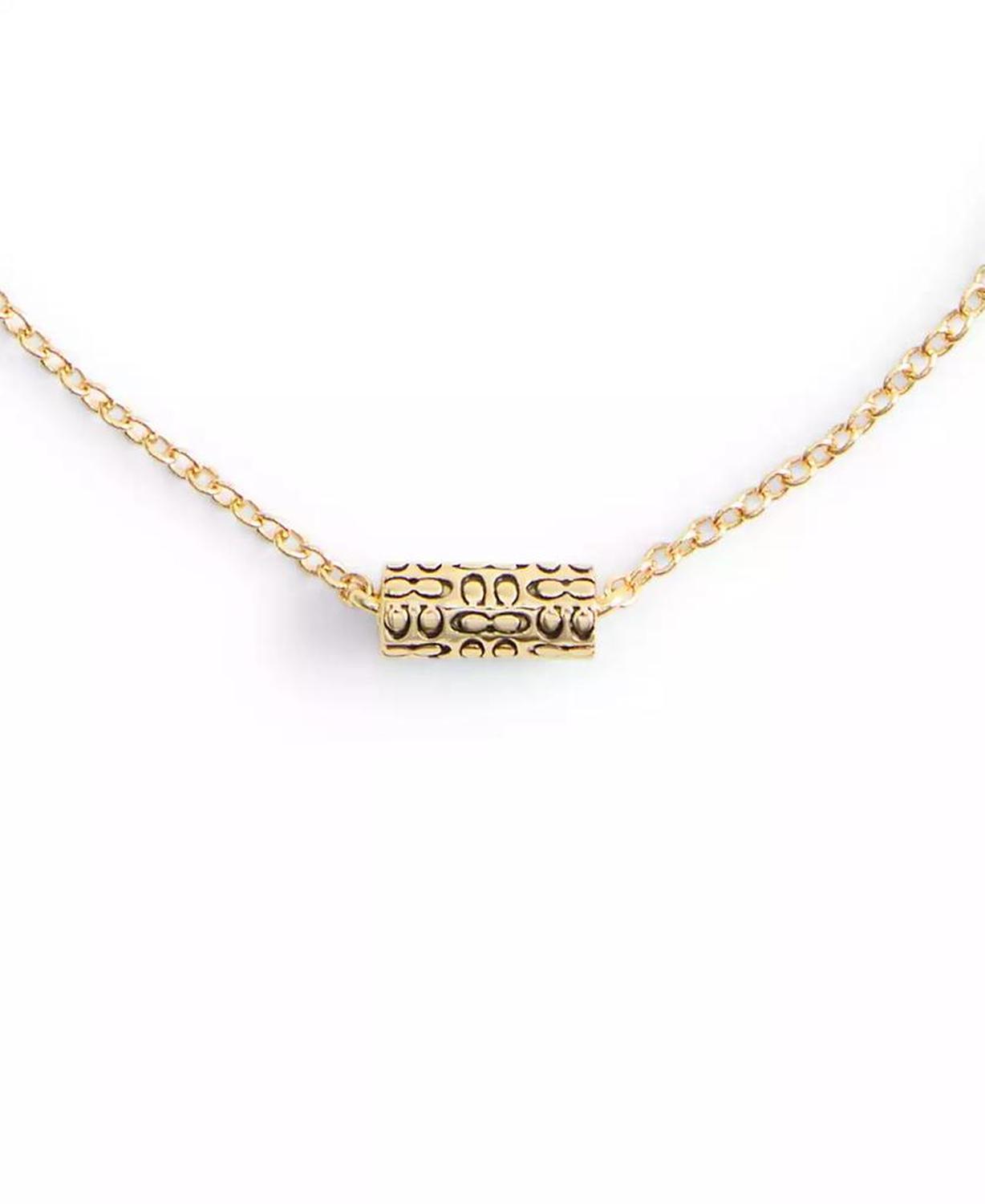 Signature Quilted Tube Slider Bracelet