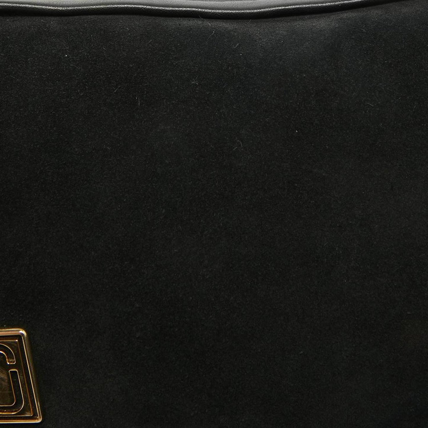 Marc Jacobs Black Suede And Leather Squeeze Crossbody Bag