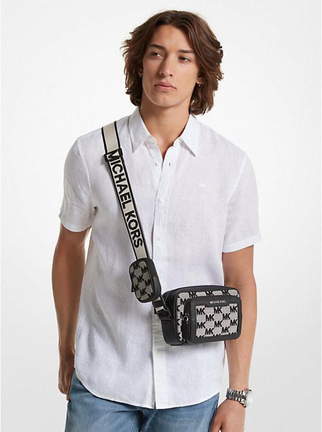 Cooper Logo Jacquard Camera Bag