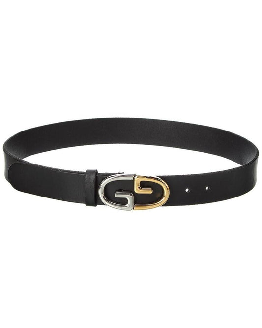 Gucci GG Buckle Leather Belt
