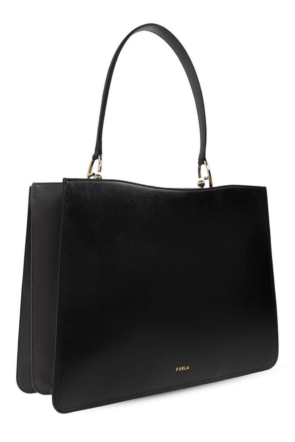 Furla Nuvola Logo Printed Large Tote Bag