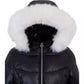 Toddler and Little Girls Belted Stadium Puffer Jacket