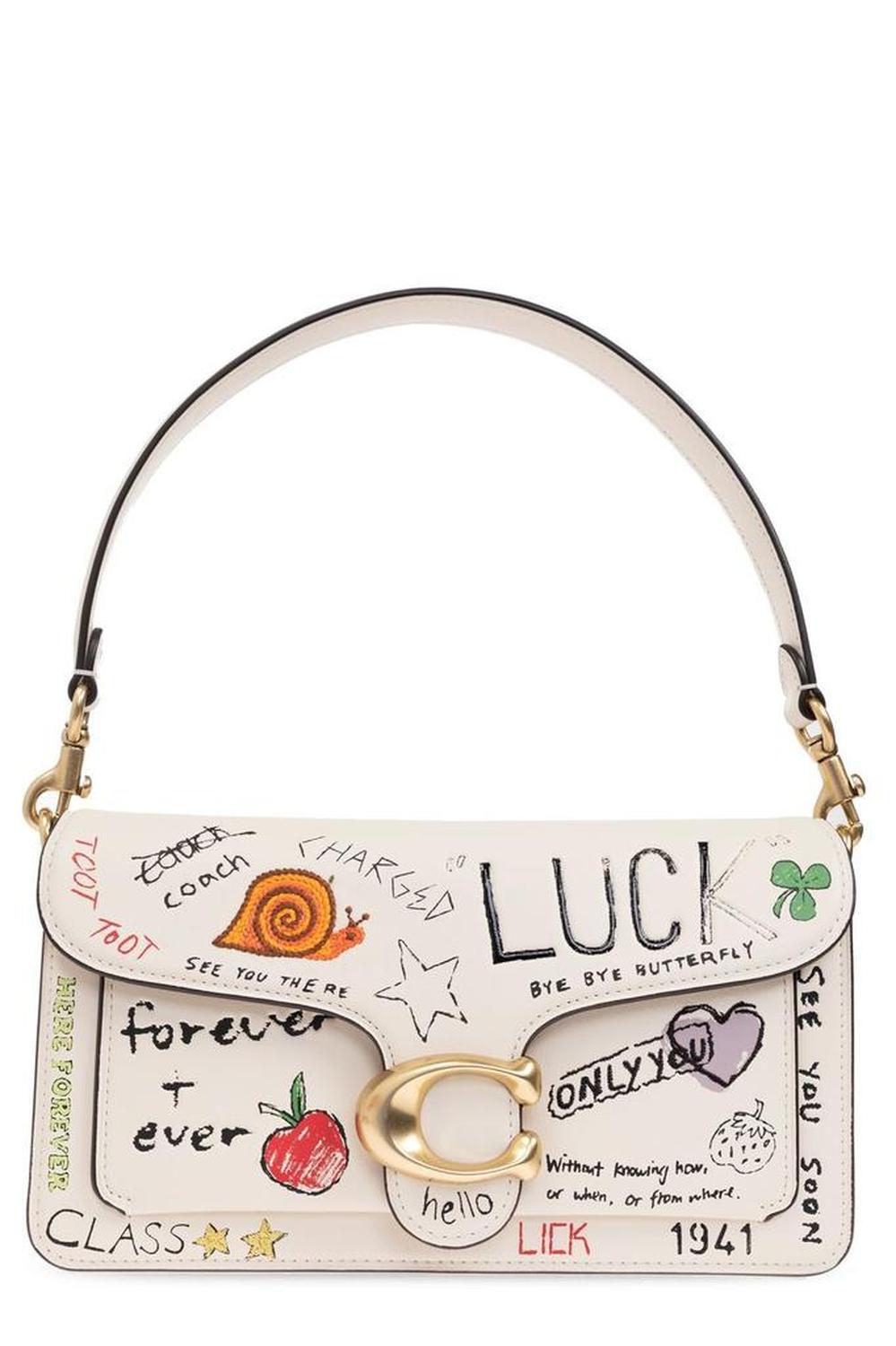 Coach Tabby Sketch Printed Shoulder Bag