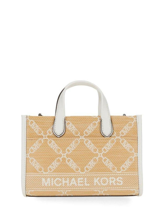 Michael Michael Kors Gigi Empire Logo Jacquard Tote Bag