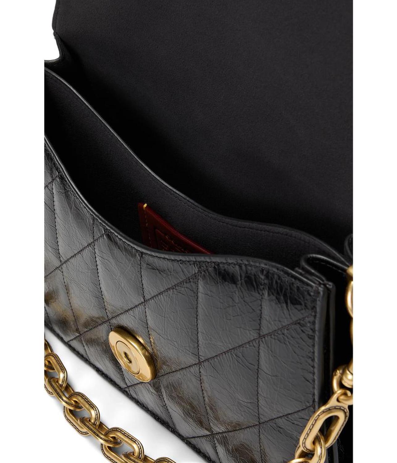 Chain Tabby Shoulder Bag With Quilting