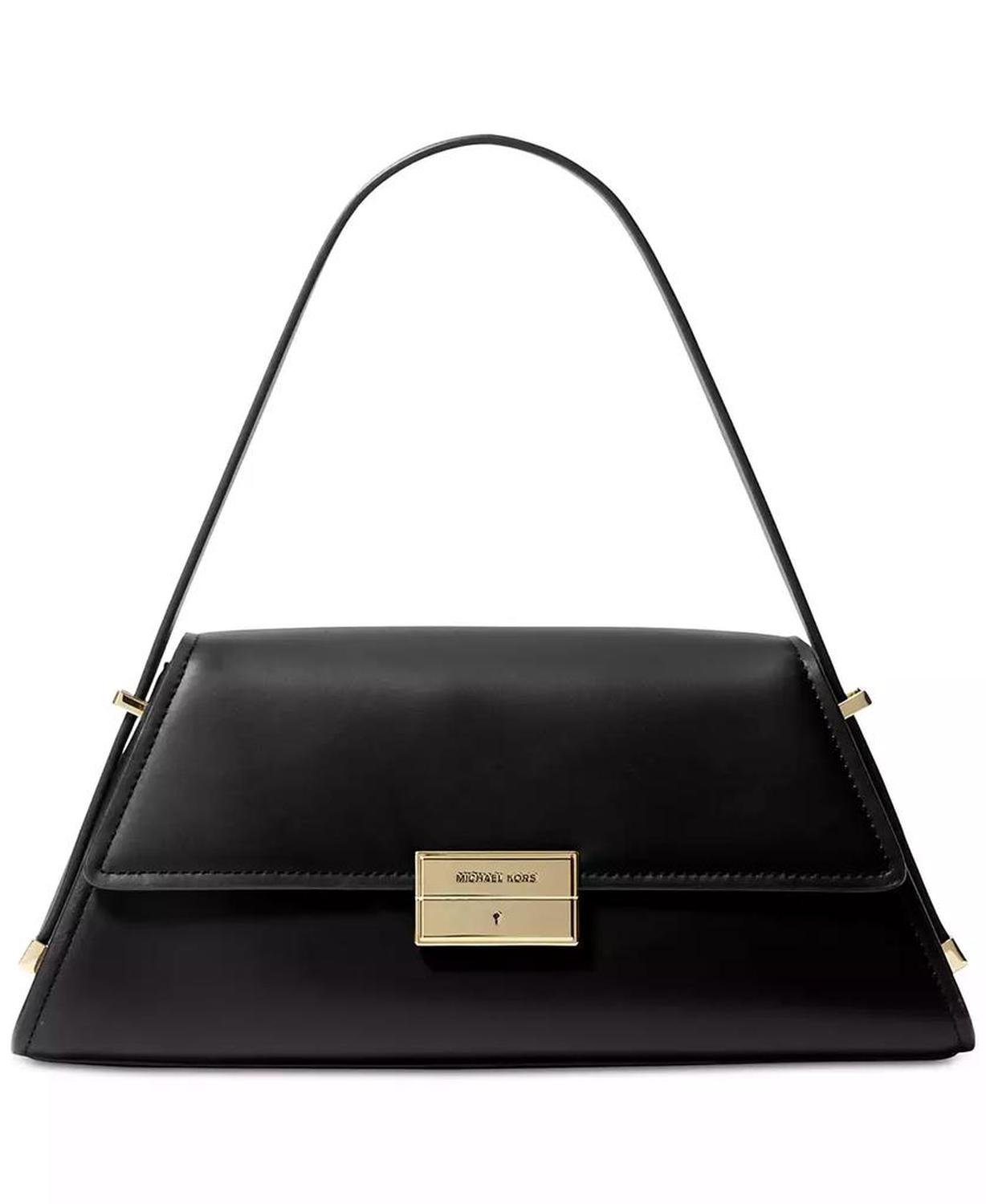 Ludlow Small Leather Convertible Shoulder Bag