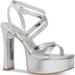 Paola Platform Womens Leather Platform Heels