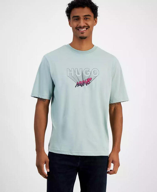 Men's Nassome Short Sleeve Crewneck Logo Graphic T-Shirt