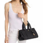 Romee Medium Leather East West Satchel