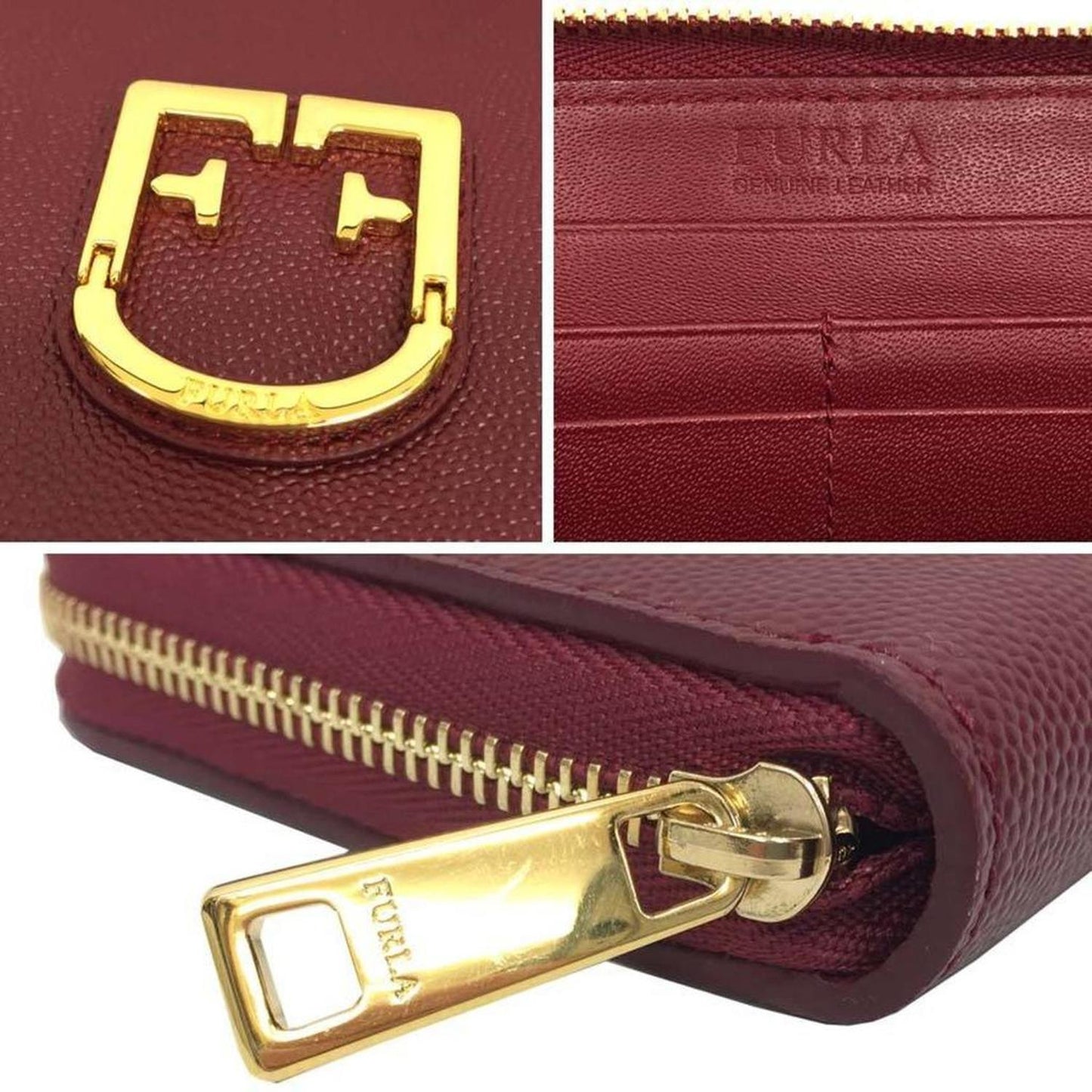 Leather Long Wallet (Bi-Fold) (Pre-Owned)