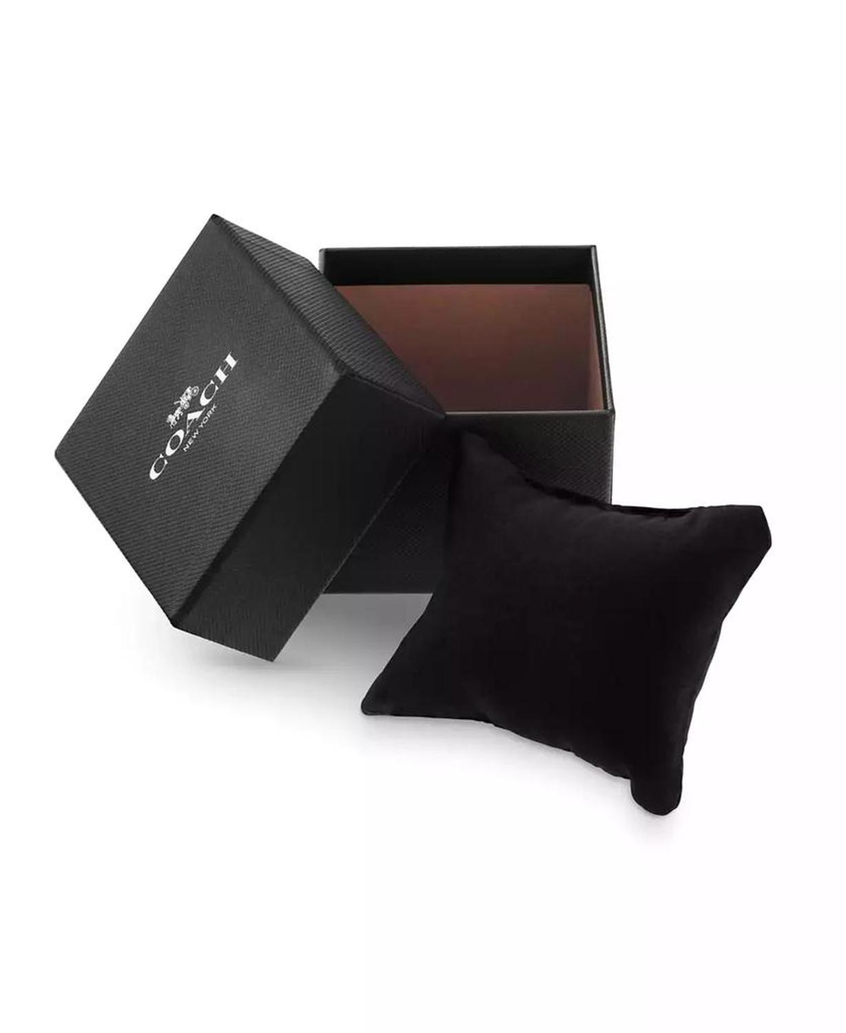 Men's Jackson Dark Brown Leather Calfskin Bracelet Watch, 44mm