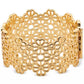 Spade Flower Lace Wide Bangle Bracelet