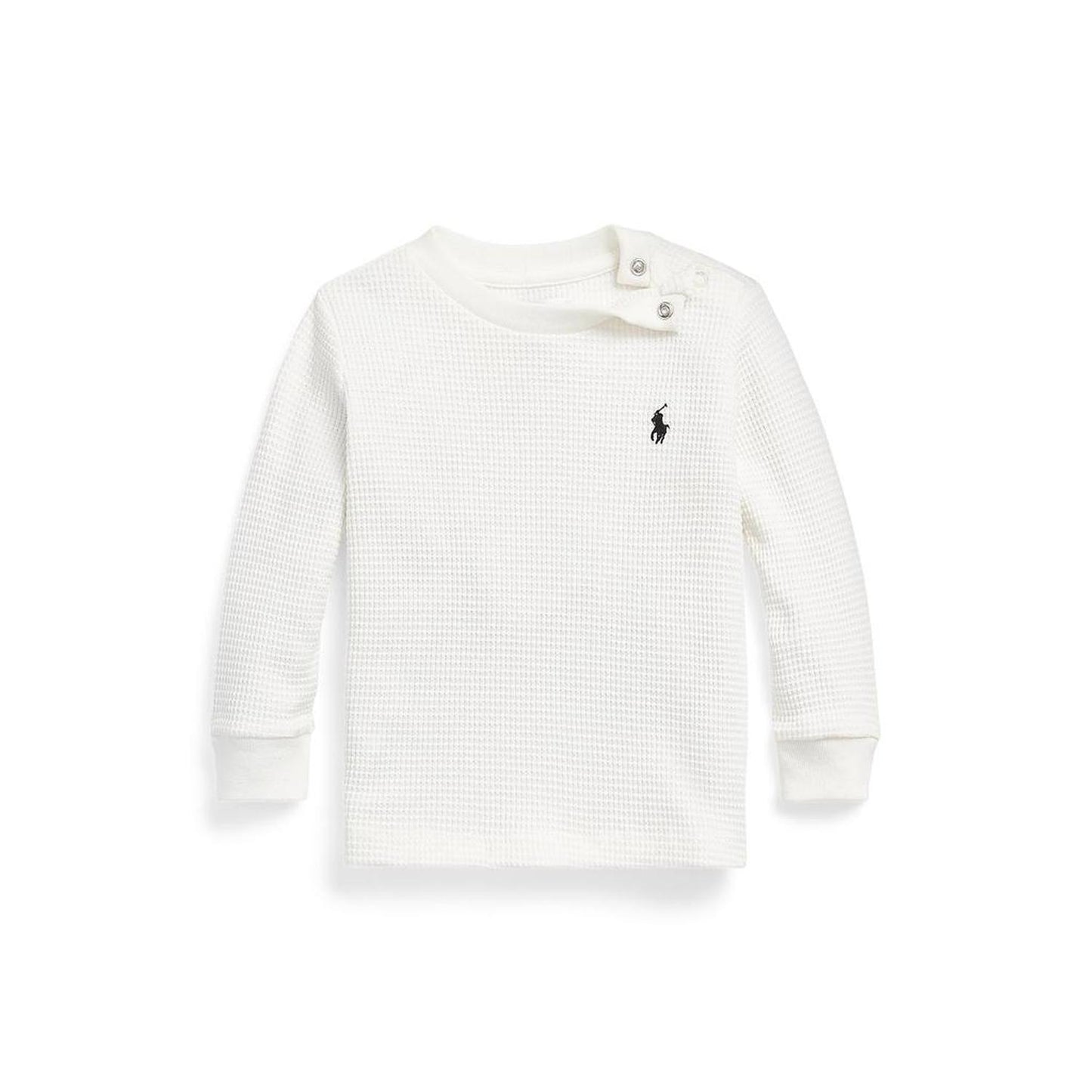 Waffle-Knit Cotton Long-Sleeve Tee (Infant)