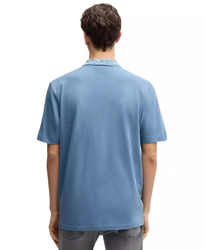 Men's Relaxed-Fit Cotton-Piqué Polo Shirt