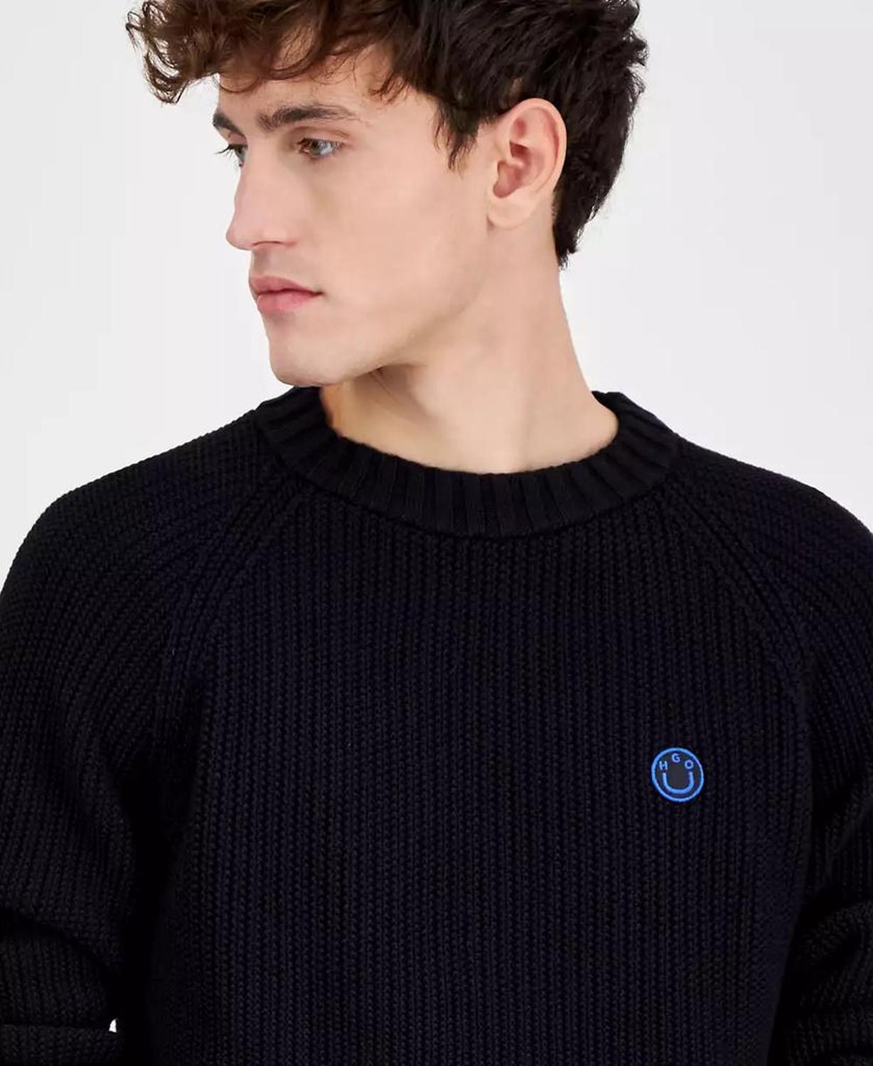 Men's Sonni Relaxed-Fit Ribbed-Knit Sweater
