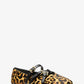 Indy Flex Leopard Print Calf Hair Ballet Flat
