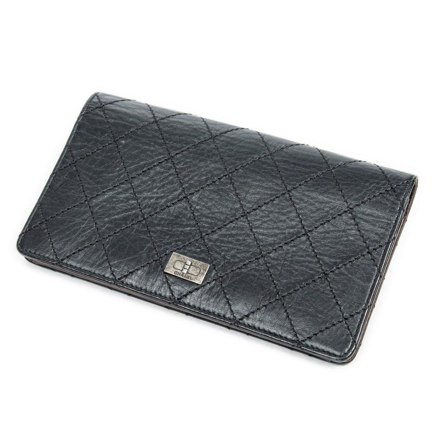 Mademoiselle Lock Long Bifold Wallet