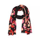 Women's Fall Poppies Wool Oblong Scarf