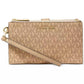 Jet Set Double Zip Wristlet