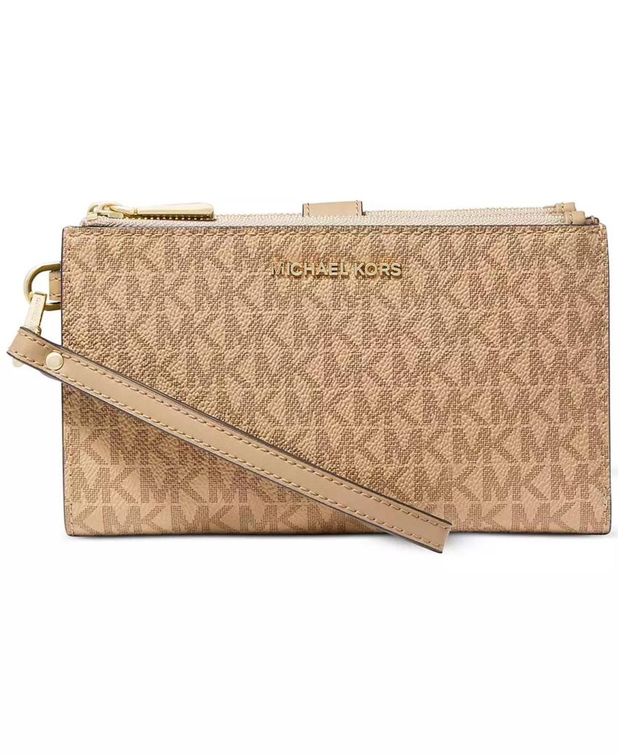 Jet Set Double Zip Wristlet