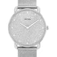 Women's Elliot Silver Tone Stainless Steel Mesh Bracelet Watch, 36mm