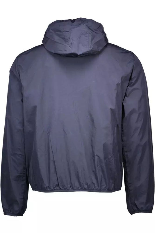 Gant Chic Blue Nylon Sport Jacket with Hood