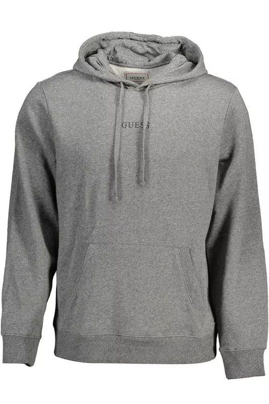 Guess Jeans Organic Cotton Blend Hoodie With Logo Print