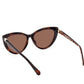 Guess Jeans Chic Teardrop Brown Lens Sunglasses