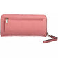 Guess Jeans Chic Pink Wallet with Contrasting Details