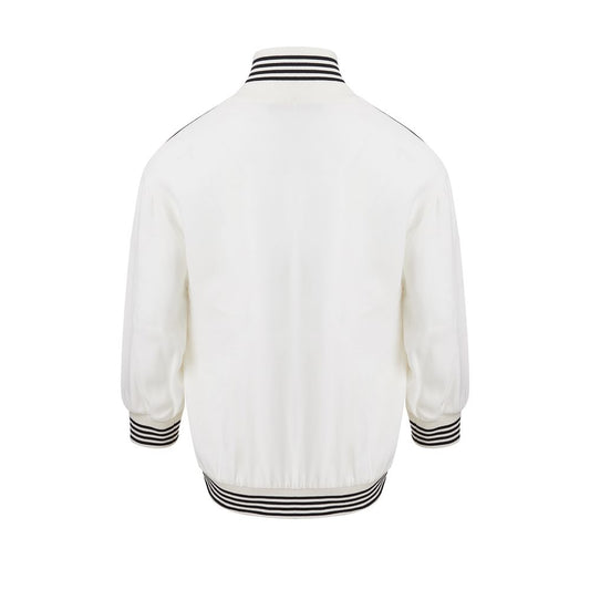 Dolce & Gabbana Chic White Cotton Sweater for Women