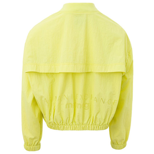 Armani Exchange Chic Yellow Polyamide Jacket
