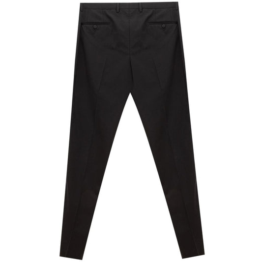 Dolce & Gabbana Elegant Black Wool Trousers