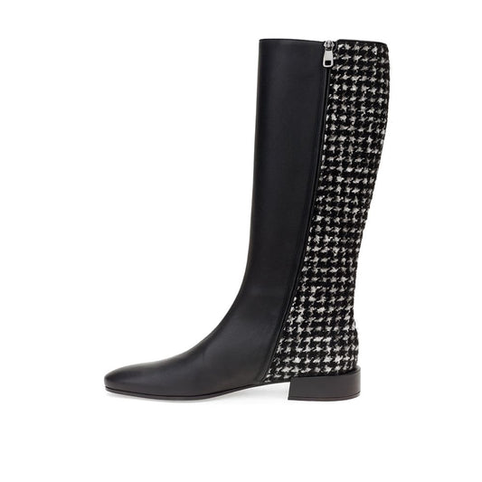 Dolce & Gabbana Elegant Black Leather Boots For Women