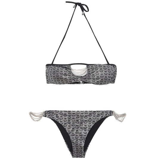 Philipp Plein Silver Polyamide Swimwear for Women