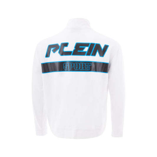 White Cotton Sweater by Plein Sport