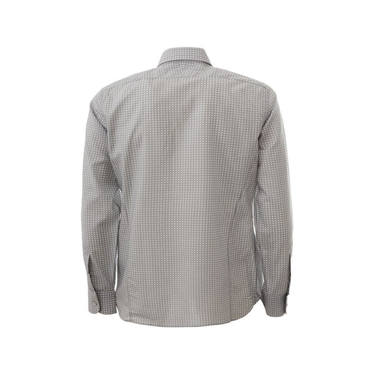 Tom Ford Elegant Gray Cotton Men's Dress Shirt