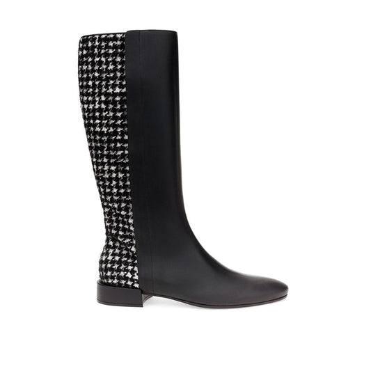 Dolce & Gabbana Elegant Black Leather Boots For Women