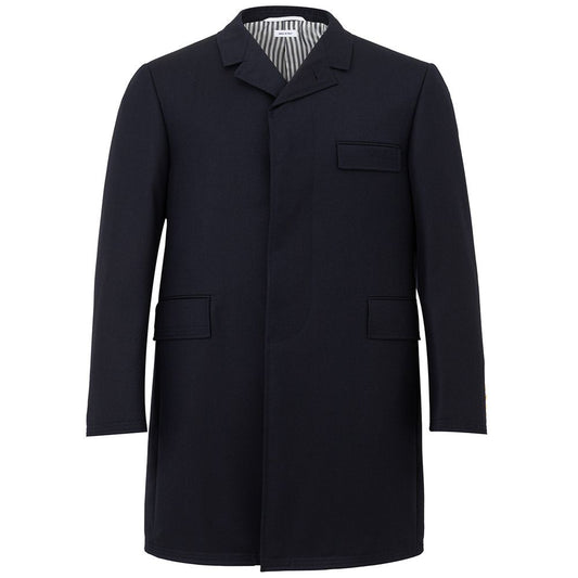 Thom Browne Elegant Blue Wool Men's Jacket