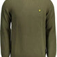 Lyle & Scott Elegant Green Wool Blend Sweater