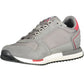 Napapijri Trendy Gray Laced Sports Sneakers