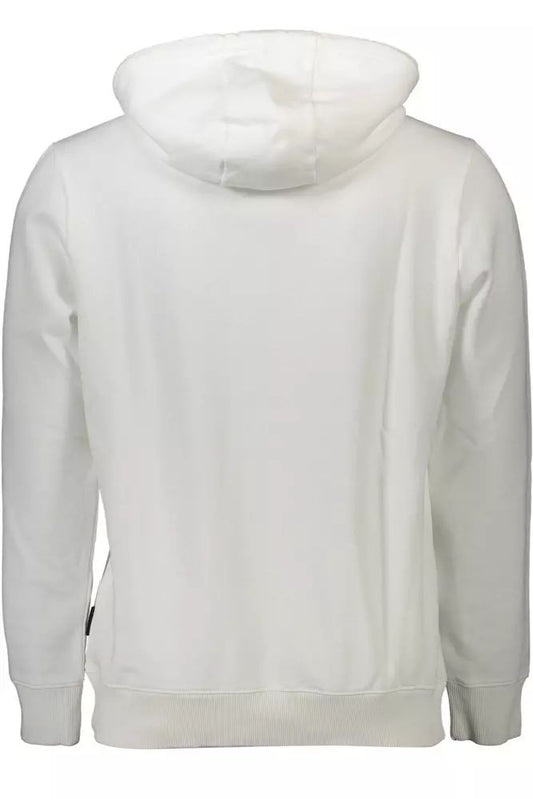 Napapijri Chic White Hooded Sweatshirt
