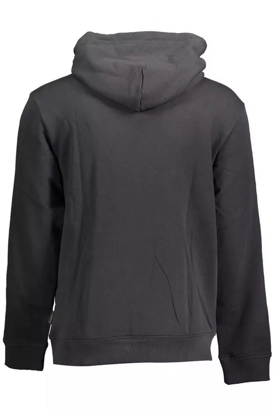 Napapijri Sleek Hooded Zip-Pocket Sweatshirt