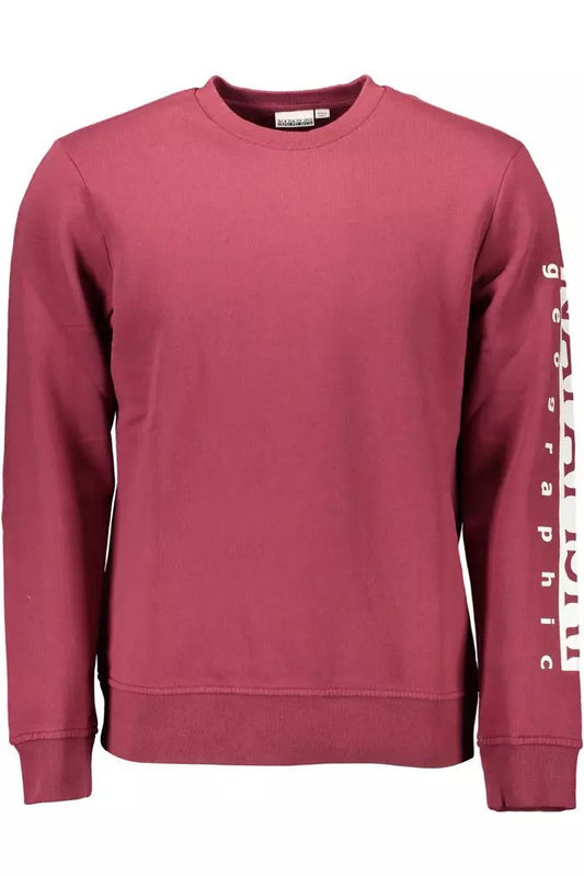 Napapijri Soft Organic Cotton Blend Pink Sweater