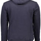 Plein Sport Electric Blue Contrast Hoodie with Logo Detail