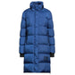 Love Moschino Chic Long Down Jacket with Logo Detail